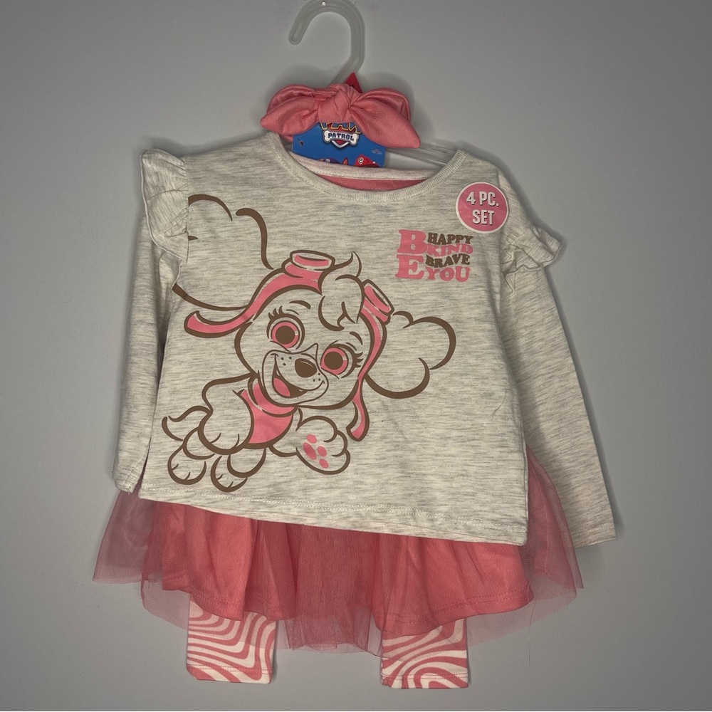 Girls 18months Paw Patrol 4 piece outfit‎ dress 18 months